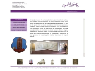 SPELDJESMUSEUM PIN ART GALLERY