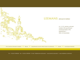 LEEMANS ADVOCAAT EN MEDIATOR