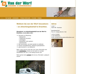 WERF STUCADOORS- EN AFWERKINGSBEDRIJF VAN DER