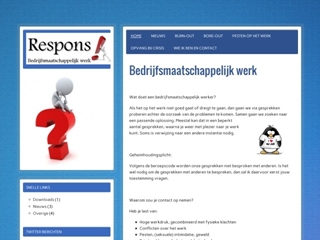 RESPONS BEDRIJFSMAATSCHAPPELIJK WERK
