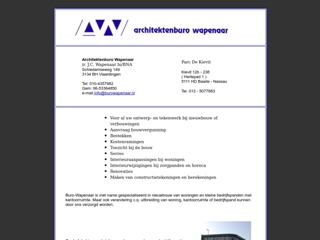 WAPENAAR ARCHITEKTENBURO BNA IR J C