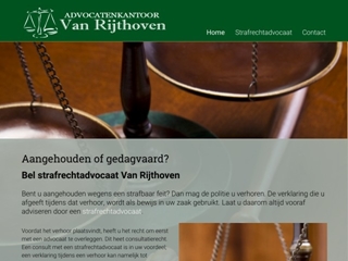 RIJTHOVEN VAN, STRAFRECHTADVOCAAT