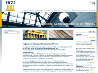 HOGESCHOOL GEESTESWETENSCHAPPEN UTRECHT (HGU) DE