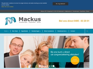 MACKUS VOF VERZEKERINGEN HYPOTHEKEN REIZEN