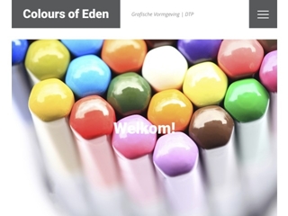 COLOURS OF EDEN GRAFISCHE VORMGEVING