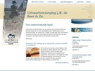 BEGRAFENIS- & CREMATIEVERZORGING J AE DE BOER & ZN