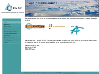FYSIOTHERAPIE DAANE DRS G A PRAKTIJK VOOR