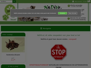 NADIVO NATUURLIJKSTE SPECIAALZAAK VOOR HOND EN KAT