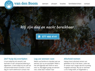 BEGRAFENIS- EN CREMATIEBEGELEIDING VAN DEN BOOM