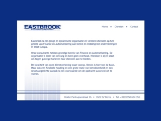 EASTBROOK MANAGEMENT CONSULTANCY