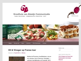 COMMUNICATIE GROOTHUIS VAN ALEWIJN