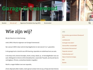 GARAGE GROENEWOUD EN SHOP