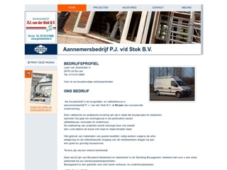 AANNEMERSBEDRIJF P J VAN DER STOK BV
