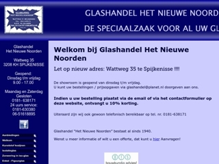GLASHANDEL NIEUWE NOORDEN 'T