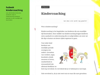 HUBEEK KINDERCOACHING