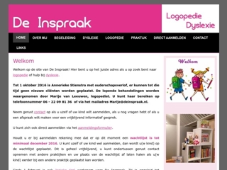 DE INSPRAAK - PRAKTIJK VOOR LOGOPEDIE EN DYSLEXIE