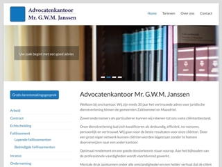 MR G W M JANSSEN ADVOCATENKANTOOR