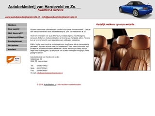 HARDEVELD VOF AUTOBEKLEDERIJ VAN