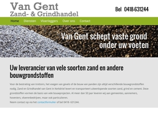 ZAND- EN GRINDHDL GRONDWERKEN A VAN GENT EN ZN BV