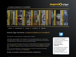 MARNIX SIGN BINNEN + BUITEN RECLAME