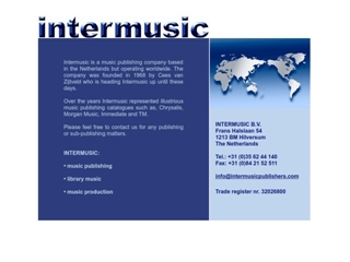 INTERMUSIC BV