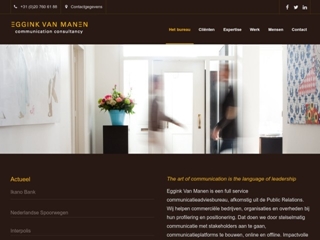 EGGINK VAN MANEN COMMUNICATION CONSULTANCY