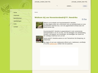 HENDRIKS HOVENIERSBEDRIJF P