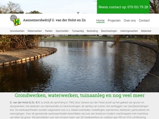 HOLST & ZN BV AANNEMERS G VD