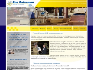 DUIVEMAN TIMMERFABRIEK RON