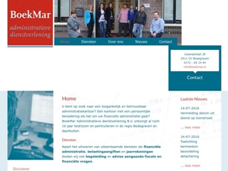 BOEKMAR ADMINISTRATIEVE DIENSTVERLENING BV
