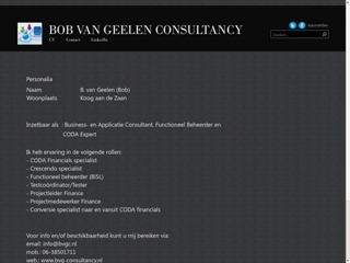 BOB VAN GEELEN CONSULTANCY