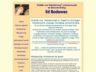 BODEWES ED REBALANCING & TRAGER LICHAAMSWERK MASSAGE EN BEWUSTWORDING