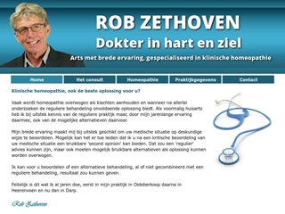 ZETHOVEN R J ARTS VOOR KLINISCHE HOMEOPATHIE