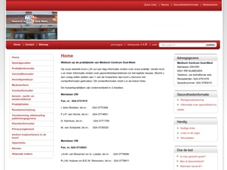 HUISARTSPRAKTIJK MEDISCH CENTRUM OUD-WEST