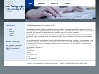 BALLEGOOIJEN CONSULTANCY BV VAN
