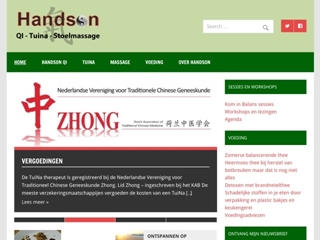 HANDSON STOELMASSAGE EN TUINA THERAPIE