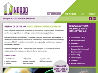 INDACO-VASTGOEDONDERHOUD