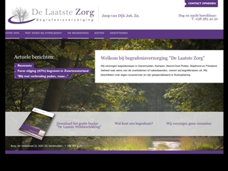 DIJK JOOP VAN BEGRAFENISVERZORGING DE LAATSTE ZORG