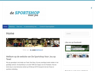 DE SPORTSHOP VOOR JOU