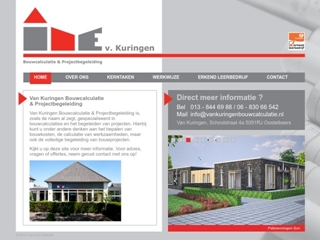 VAN KURINGEN BOUWCALCULATIE EN PROJECTBEGELEIDING