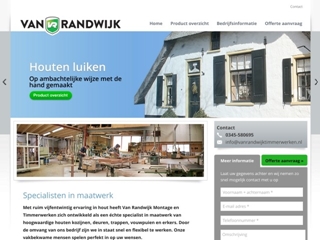 RANDWIJK MONTAGE EN TIMMERWERKEN VAN