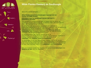 ZANDHOOGTE KWEKERIJ DE