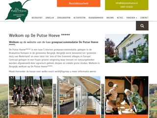 PUTSE HOEVE GROEPSACCOMMODATIE DE