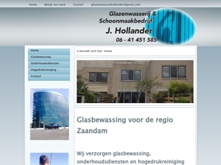 GLAZENWASSERIJ & SCHOONMAAKBEDRIJF J HOLLANDER