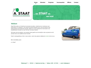 STAAT RENOVATIE EN ONDERHOUD A