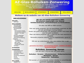 AZ GLAS ROLLUIKEN + ZONWERING