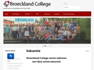BROECKLAND COLLEGE CHR SCHOLENGEMEENSCHAP
