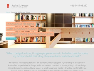 JOUKE SCHOUTEN MEUBEL EN INTERIEURONTWERPER