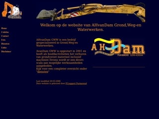AH VAN DAM GROND WEG EN WATERWERKEN