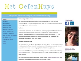 OEFENHUYS HET PRAKTIJK VOOR REMEDIAL TEACHING